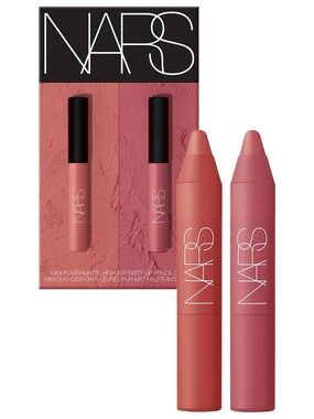 NARS Mini Lip Pencil Duo — Dusty Rose & Warm Terracotta